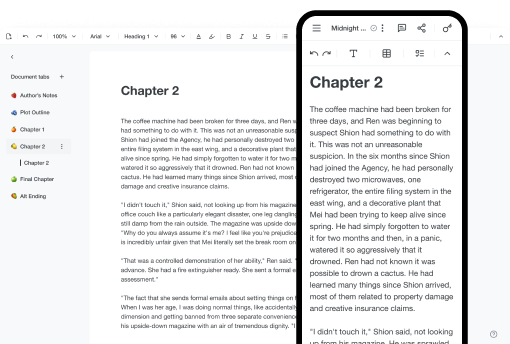 dDocs open on both laptop and mobile